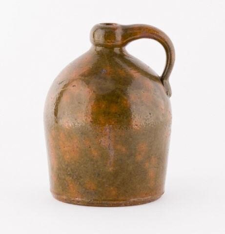 REDWARE JUG WATERLOO COUNTY CA  3a8fea