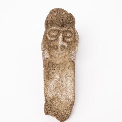 CARVED BONE OAR REST FROM ANCIENT 3a8ff6