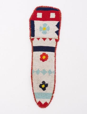 BEADED KNIFE SHEATH, CA. 1930A