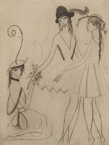 MARIE LAURENCIN 1883 1956 FRENCHMarie 3a9097