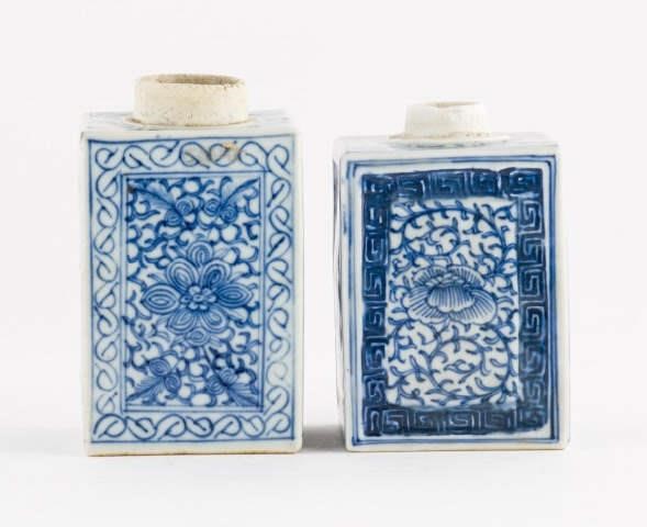 LATE QING PERIOD BLUE & WHITE PORCELAIN