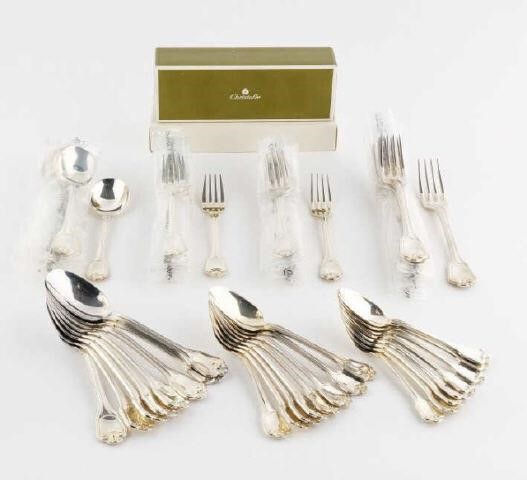 CHRISTOFLE SILVER PLATED FLATWARE  3a9177