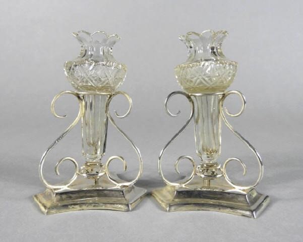 GOOD PAIR OF VICTORIAN HALLMARKED 3a9216