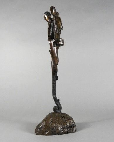 ROGER BOUGAULT, BRONZE, TRIO OF MUSICIANSA