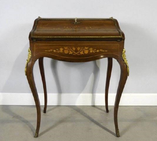 INLAID BUREAU DE DAME, 19TH CENTURYA