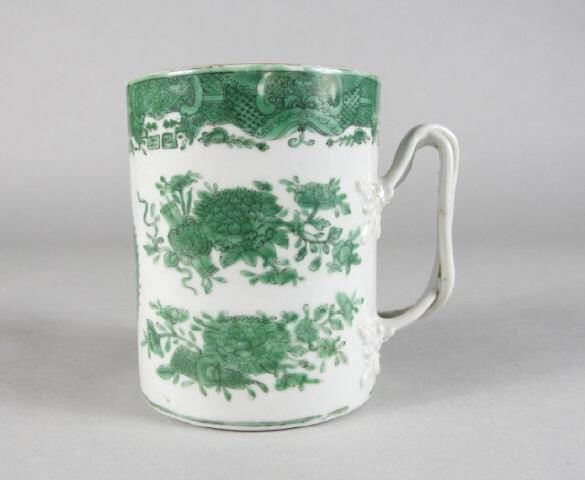 CHINESE EXPORT FAMILLE VERTE TANKARD  3a92b7