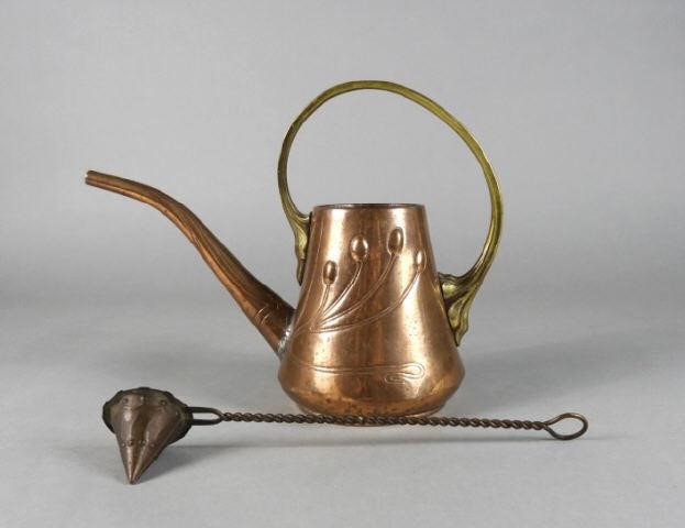 ARTS & CRAFTS COPPER WATERING CAN