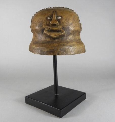 TABWA PEOPLE CARVED HELMET MASKA