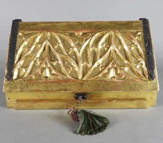 GILTWOOD LETTER BOX LATE 20TH 3a9425