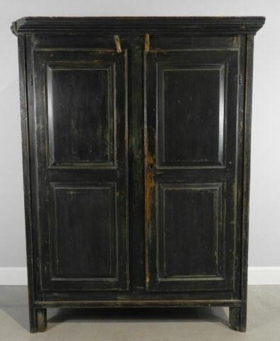 QUEBEC PINE CUPBOARD, CA.1800An