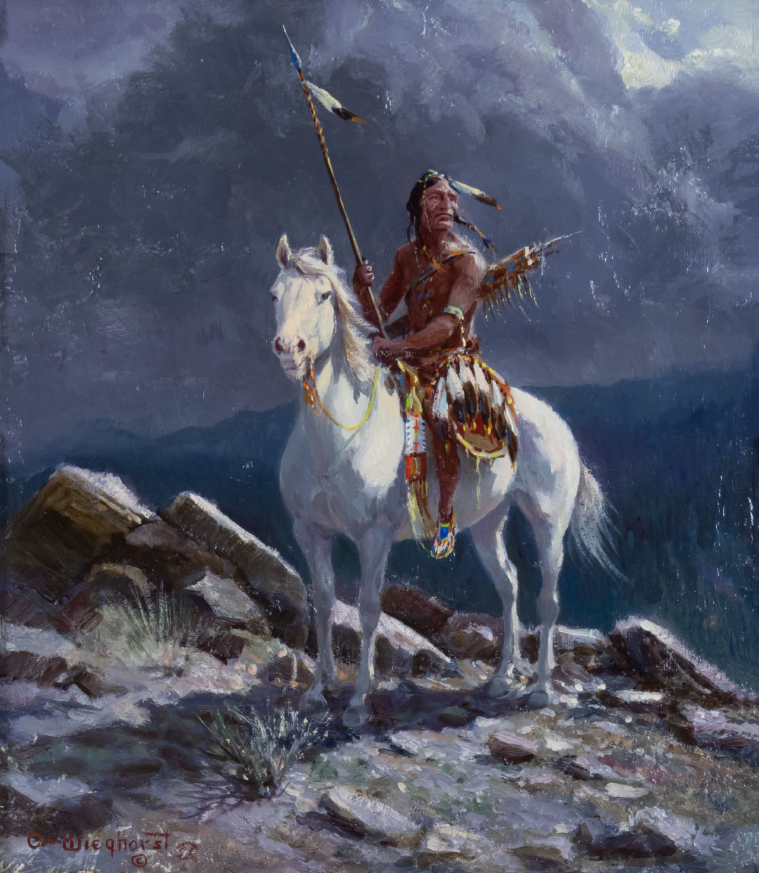 OLAF WIEGHORST (1899-1988), ARAPAHO