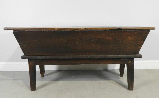 OAK FEED TROUGH TABLE CA 1800An 3a949b