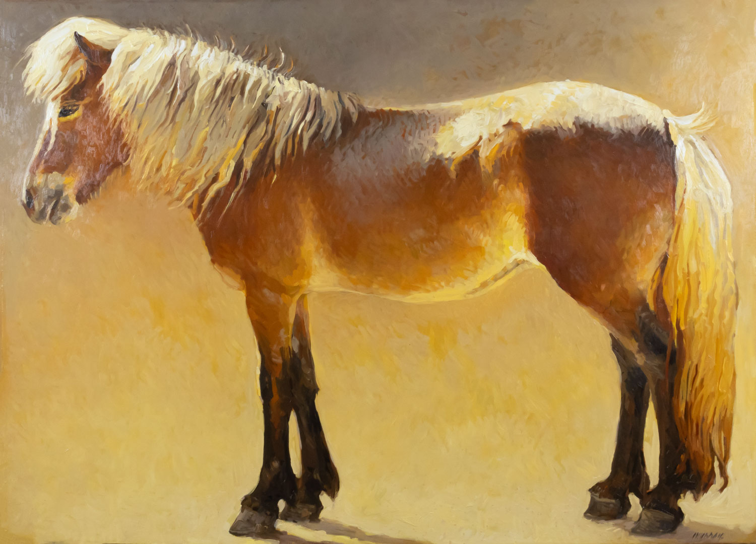 RICHARD MURRAY (1948-), FLAXEN PONY