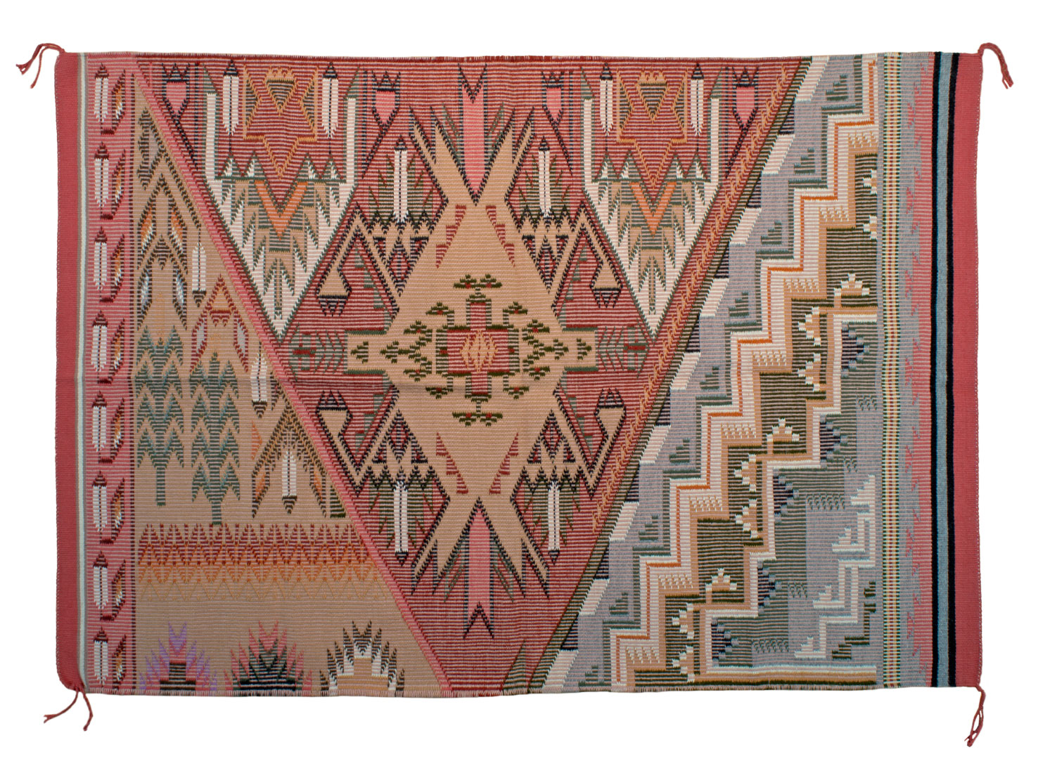 SARAPHINE BEGAY , BLUE CANYON (RUG