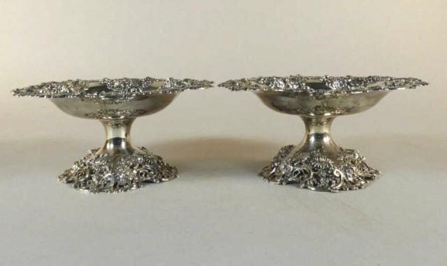 PAIR OF STERLING SILVER TAZZASA 3a9625