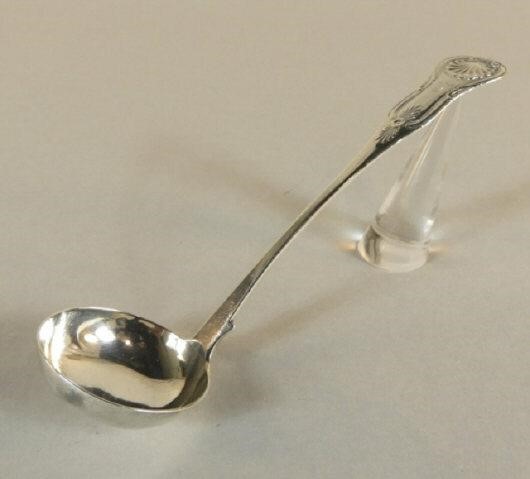 STERLING SILVER SAUCE LADLE, KING'S