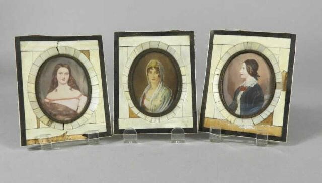 PORTRAIT MINIATURES 19TH CENTURYA 3a9682