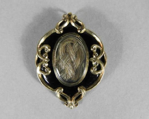 MOURNING PENDANT 14KT GOLD MID 3a967d