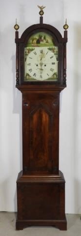 WILLIAM IV TALLCASE CLOCK, SCOT/AMER.,