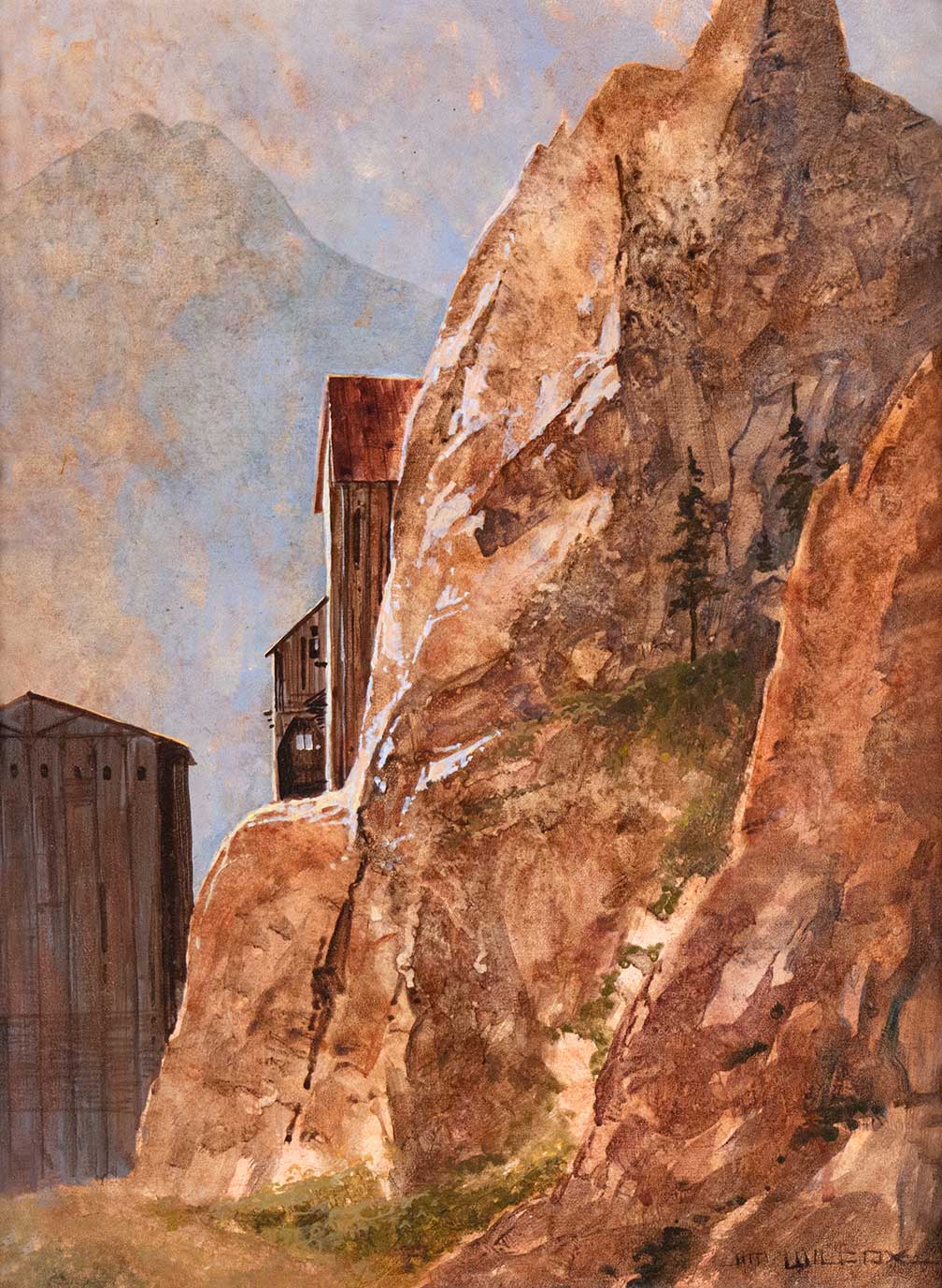 JIM WILCOX (1941- ), CREEDE COLORADO