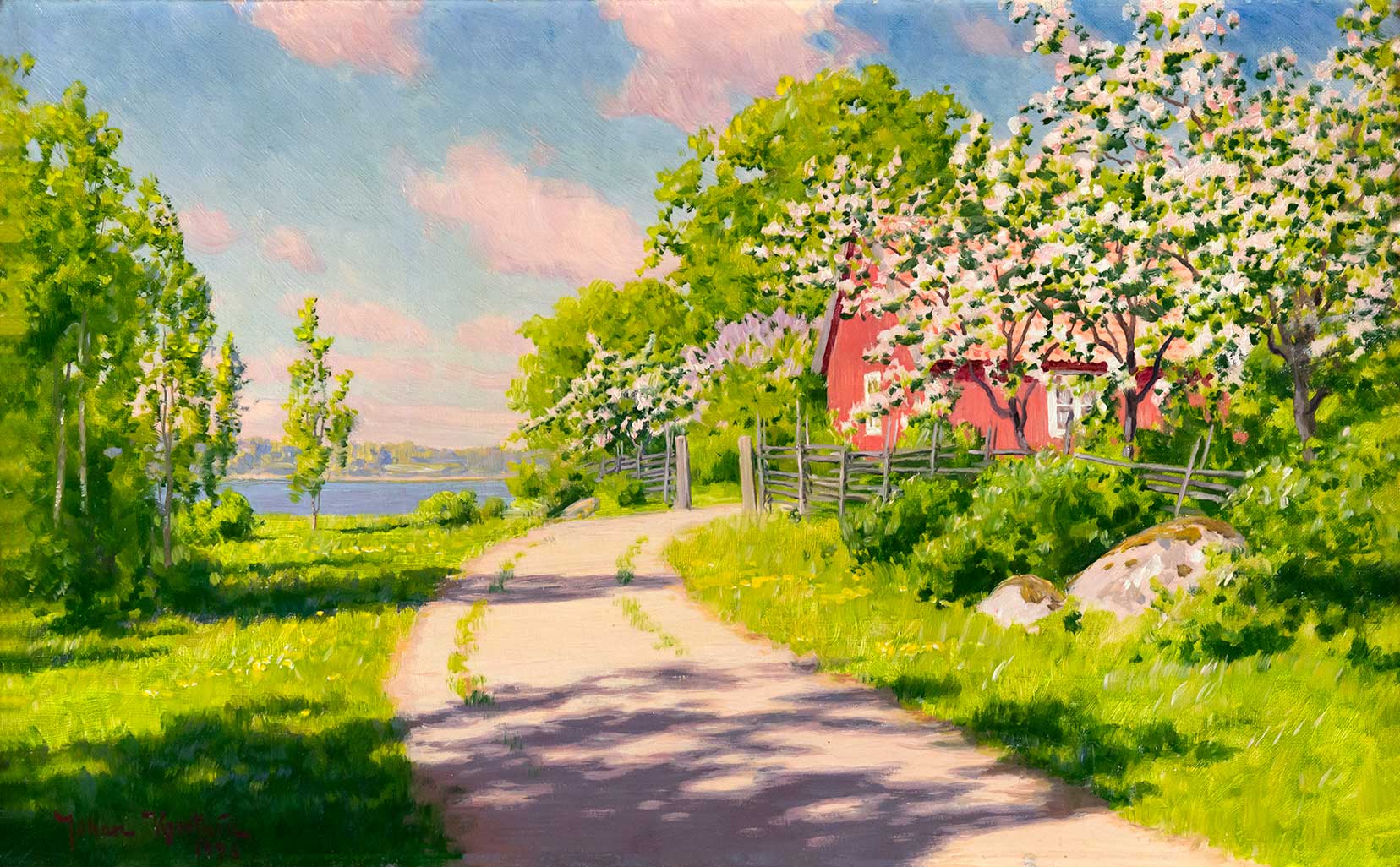 JOHAN KROUTHEN 1858 1932 SOMMAR 3a9725