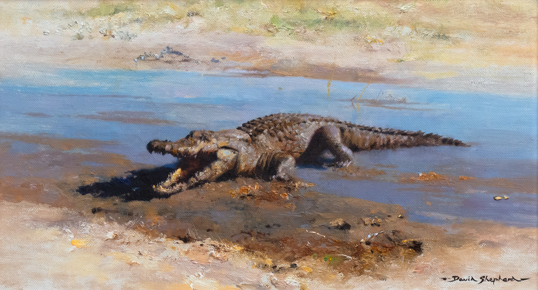 DAVID SHEPHERD (1931-2017), CROCODILE