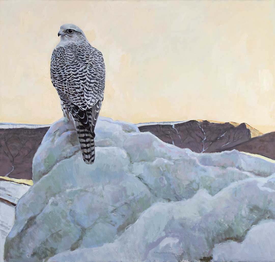 RON KINGSWOOD (1959- ), ABOVE THE GLACIER