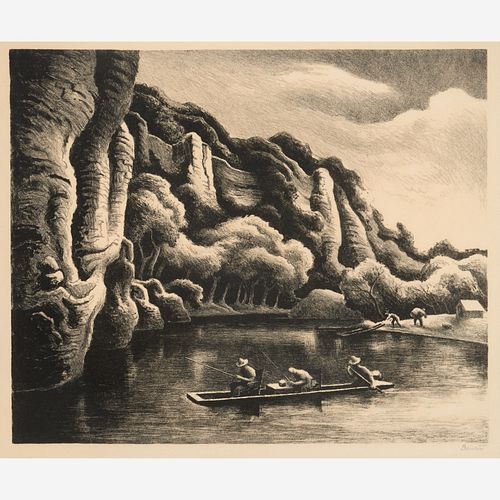 THOMAS HART BENTON MAKING CAMP  3a97ec