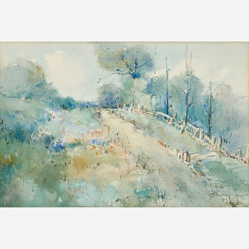 KATHRYN E CHERRY WATERCOLOR LANDSCAPE 3a97fa