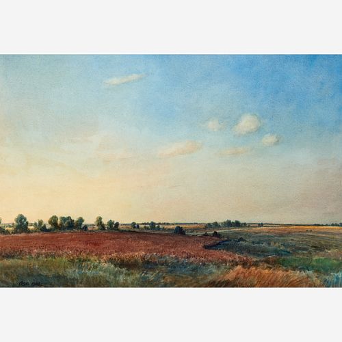 DOUG OSA WATERCOLOR LANDSCAPE (1988)Doug