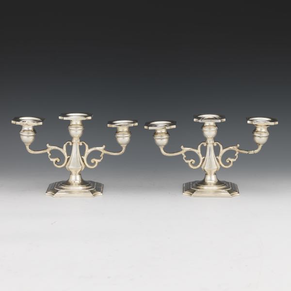 PAIR OF JOHN WANAMAKER STERLING