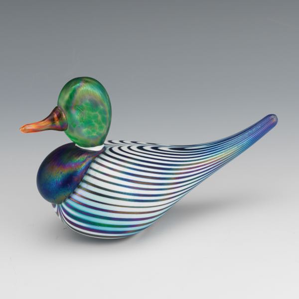 MURANO ART GLASS STYLE DUCK CABINET 3a722a