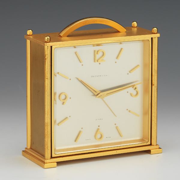 TIFFANY & CO. SWISS 8-DAYS ALARM CLOCK