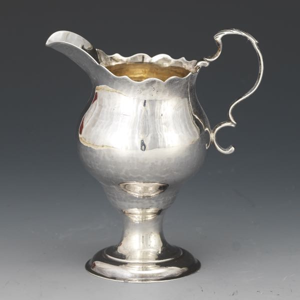 GEORGE III STERLING SILVER CREAMER,