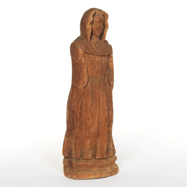 CARVED WOOD SANTOS FIGURE 29 H 3a73e9