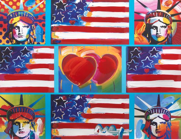 PETER MAX GERMAN AMERICAN B  3a74b4