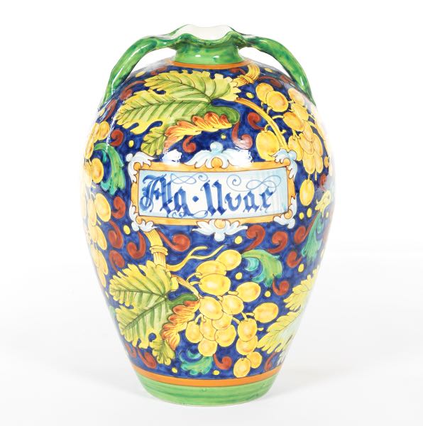 LARGE CERAMIC HAND PAINTED AMPHORA 3a755e