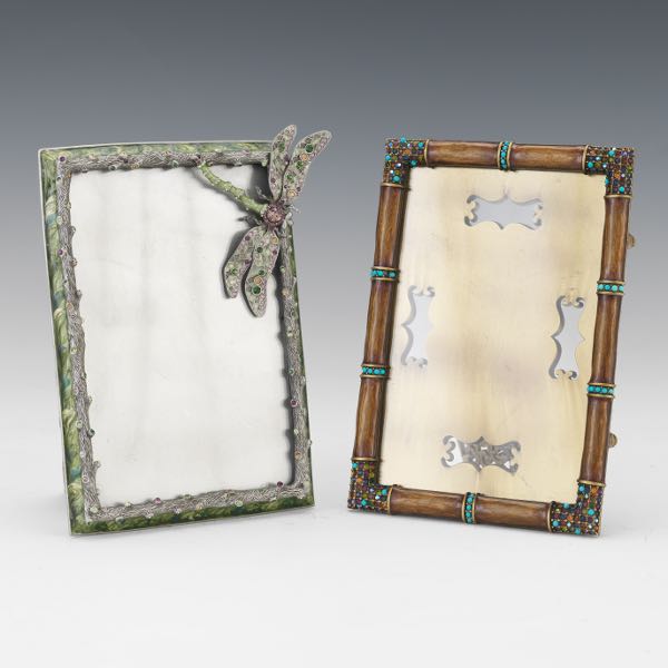 TWO JAY STRONGWATER PICTURE FRAMES 3a7586