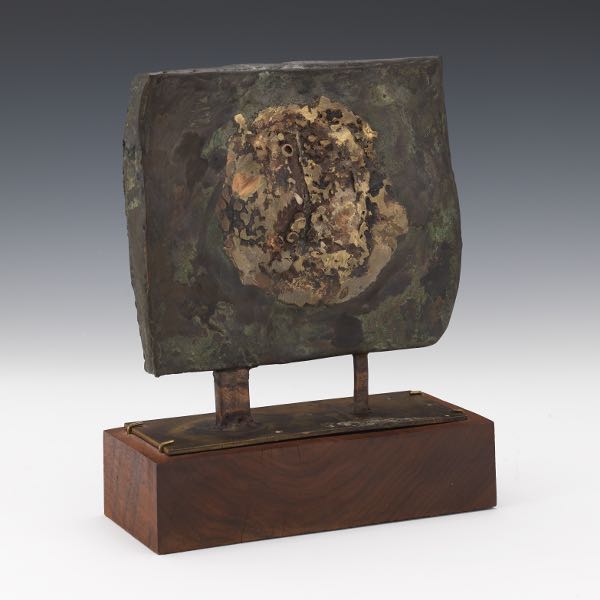 ABSTRACT BRONZE SCULPTURE 11 ¾"