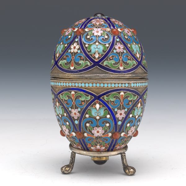 RUSSIAN EXPORT FABERGE STYLE PARCEL GILT 3a775d