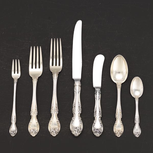 GORHAM STERLING SILVER TABLEWARE PARTIAL