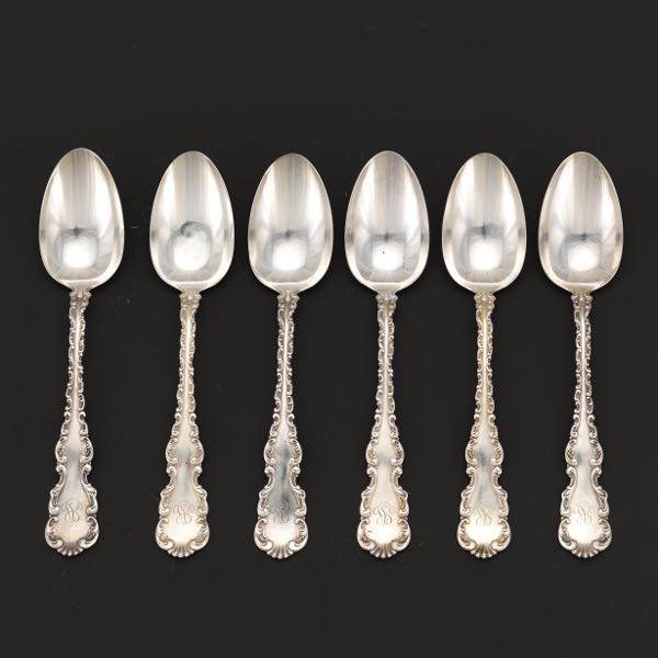 SIX WHITING STERLING SILVER SERVING 3a79aa