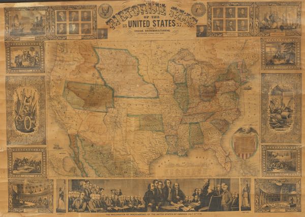 JOHN ATWOOD PICTORIAL MAP OF THE