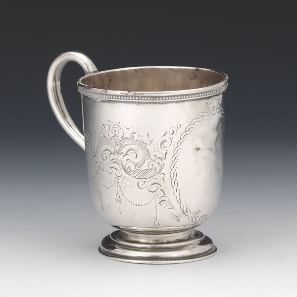 AMERICAN COIN SILVER CUP BY HADDOCK  3a7a9d