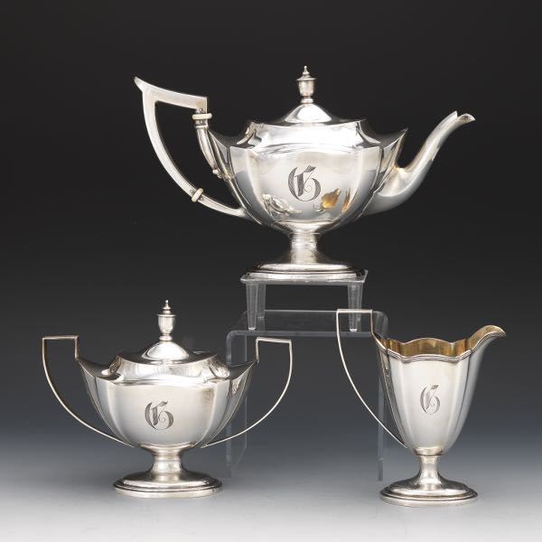 THREE PIECE GORHAM TEA SERVICE  3a7ac4