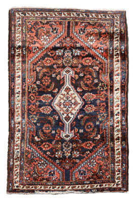 Hamadan Rug 3 ft. 8 in. x 4 ft.,