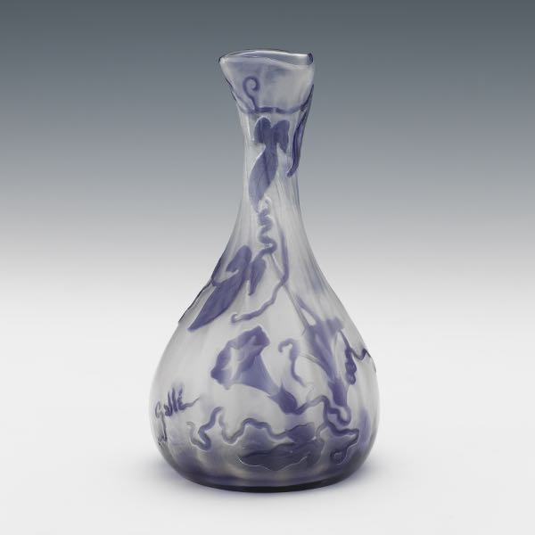 GALLE MORNING GLORY VASE 8 x 3a7b38