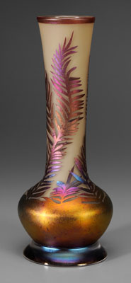 Zellique Cameo Glass Vase California  3a7bfe