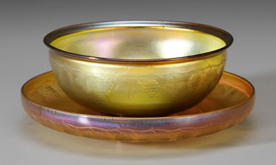 Tiffany Favrile Bowl and Under 3a7c12
