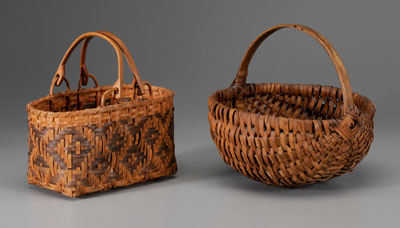 Two Baskets, Southern, one Cherokee,